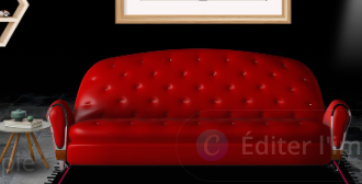 canapé en cuir rouge pour parler des recommandations en thérapie de couple